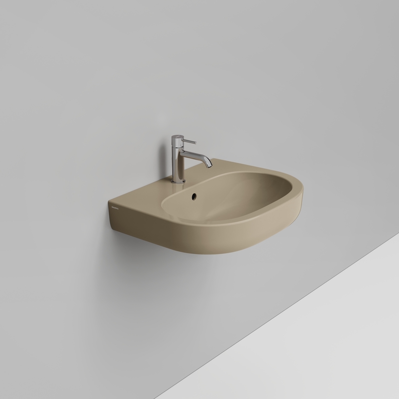 Ceramica Dolomite Lavabo 60×48 – Mirto - Marron alpin brillant