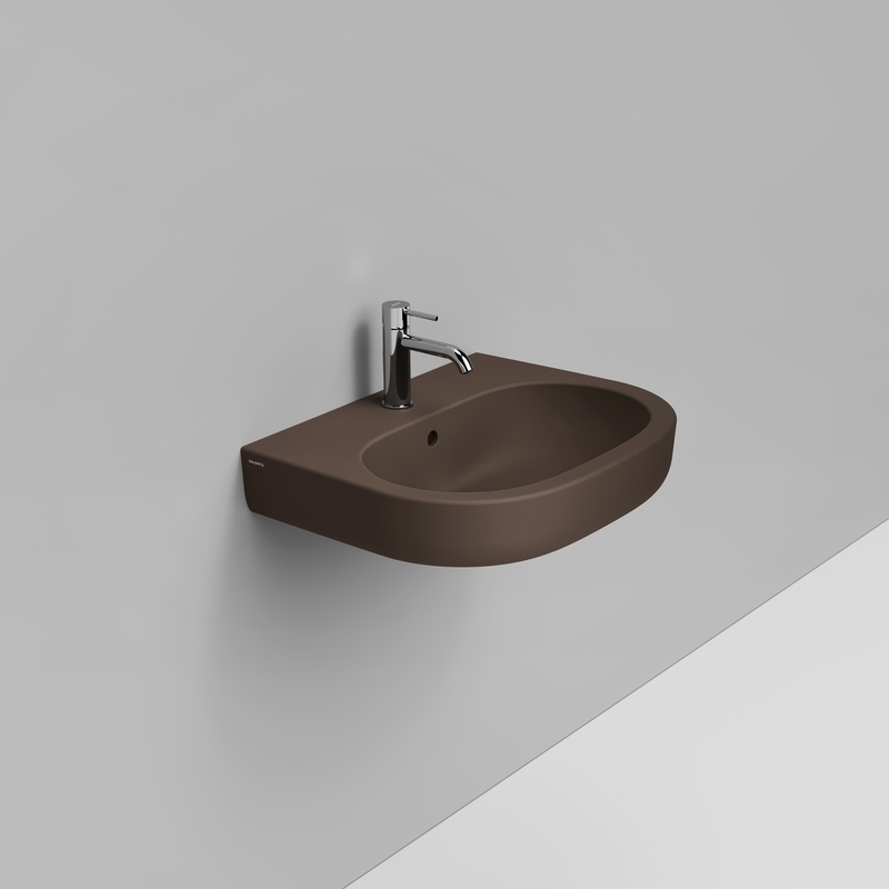 Ceramica Dolomite Lavabo 60×48 – Mirto - Marron alpin mat