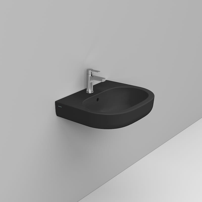 Ceramica Dolomite Lavabo 60×48 – Mirto - Noir mat