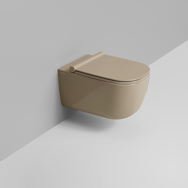 Ceramica Dolomite Wall hung bowl 36×55 – Mirto - Glossy natural beige