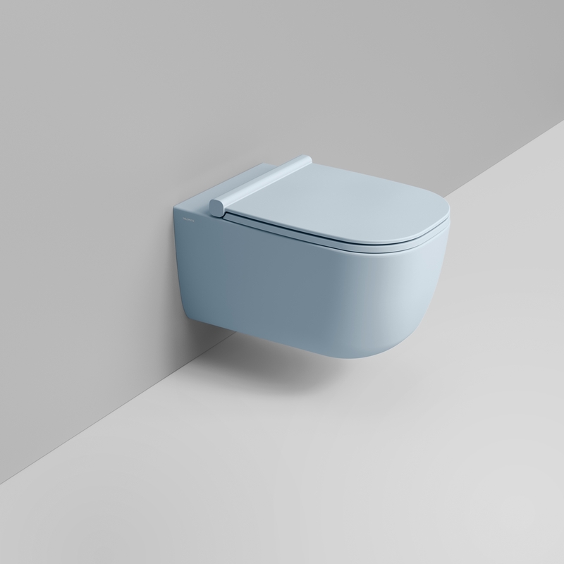 Ceramica Dolomite Wall hung bowl 36×55 – Mirto - Sky blue