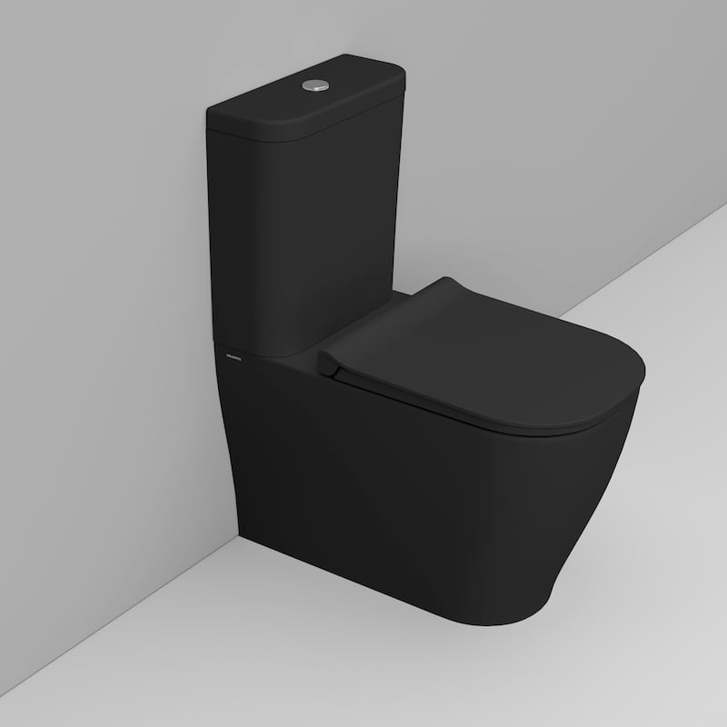 Ceramica Dolomite Cuvette monobloc universelle back to wall – Mirto - Nero opaco