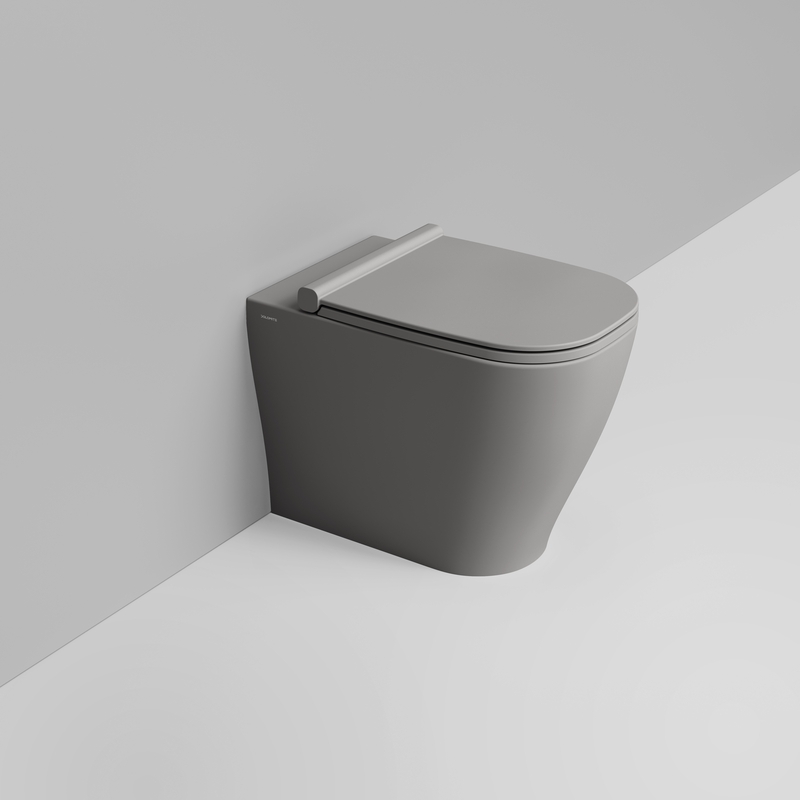 Ceramica Dolomite Back to wall bowl 36×55 – Mirto - Concrete grey