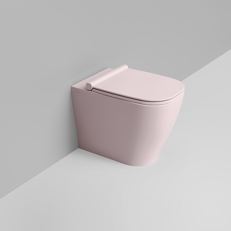 Ceramica Dolomite Back to wall bowl 36×55 – Mirto - Antique pink