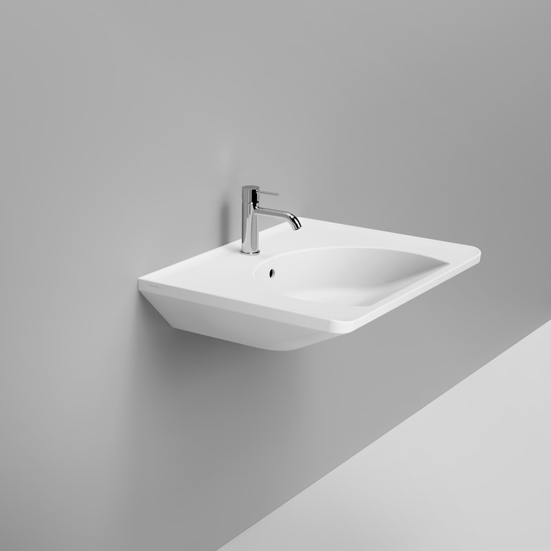Ceramica Dolomite Basin 70×55 – True - Matt white