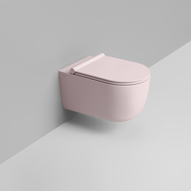 Ceramica Dolomite Wall hung bowl 36×55 – Mirto Round - Antique pink