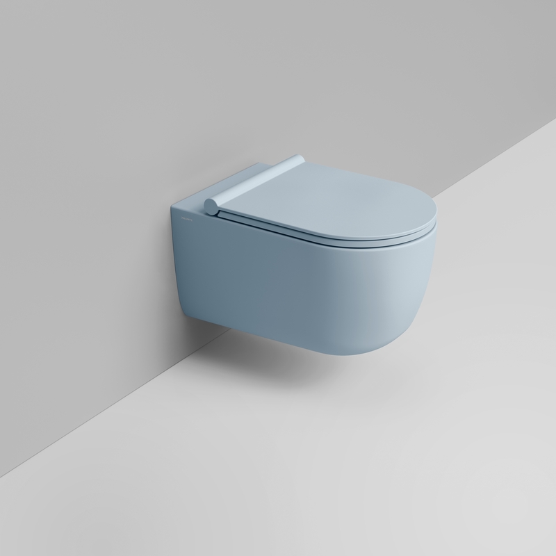 Ceramica Dolomite Wall hung bowl 36×55 – Mirto Round - Sky blue