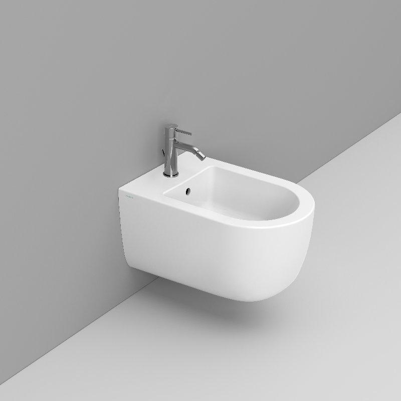 Ceramica Dolomite Bidet suspendus   36×55 – Mirto Round - Blanc mat
