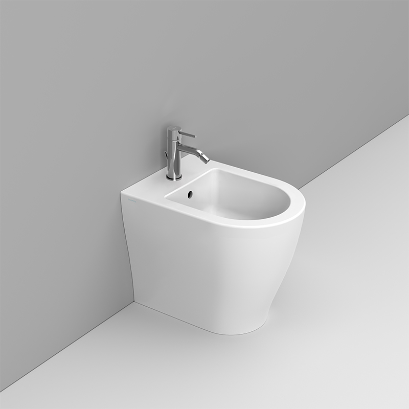 Ceramica Dolomite Bidet Back to wall  36×50 – Mirto Round Short - Blanc mat