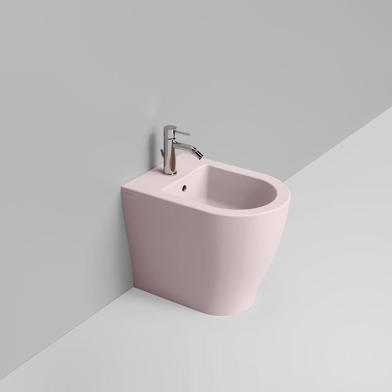 Ceramica Dolomite Bidet Back to wall  36×50 – Mirto Round Short - Rose antique
