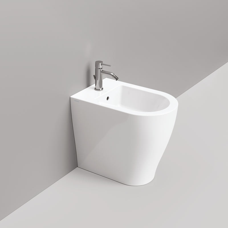 Ceramica Dolomite - D474701 - Back to wall bidet 36x55x48 – Mirto Round Tall