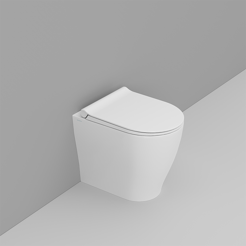 Ceramica Dolomite Cuvette Back to wall vortex 36×50 – Mirto Round Short - Blanc mat