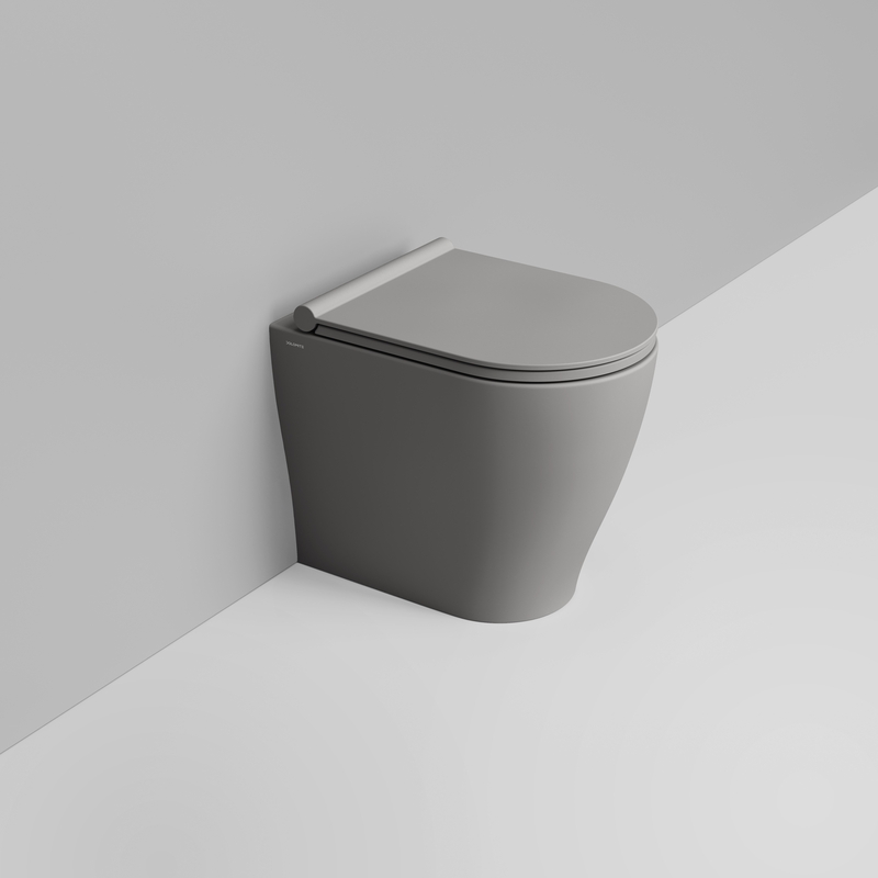 Ceramica Dolomite Cuvette Back to wall vortex 36×50 – Mirto Round Short - Gris béton