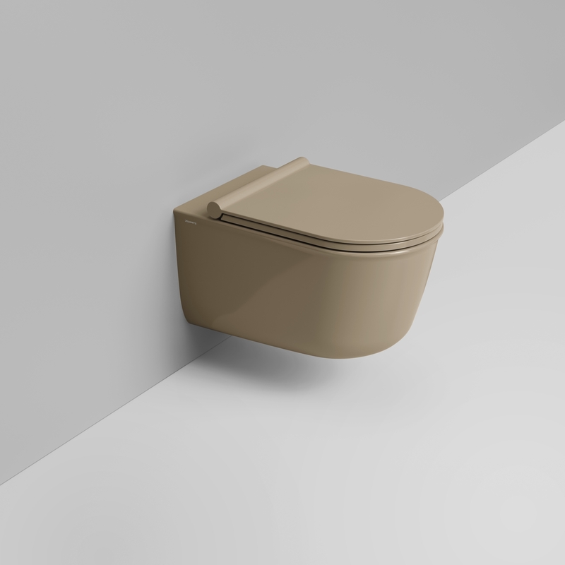 Ceramica Dolomite Wall hung bowl 36×55 – Mayka - Glossy natural beige