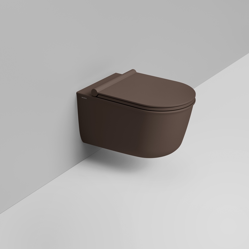 Ceramica Dolomite Wall hung bowl 36×55 – Mayka - Matt alpine brown