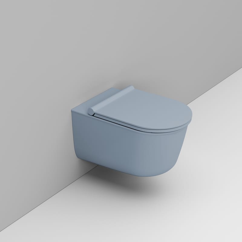 Ceramica Dolomite Wall hung bowl 36×55 – Mayka - Sky Blue