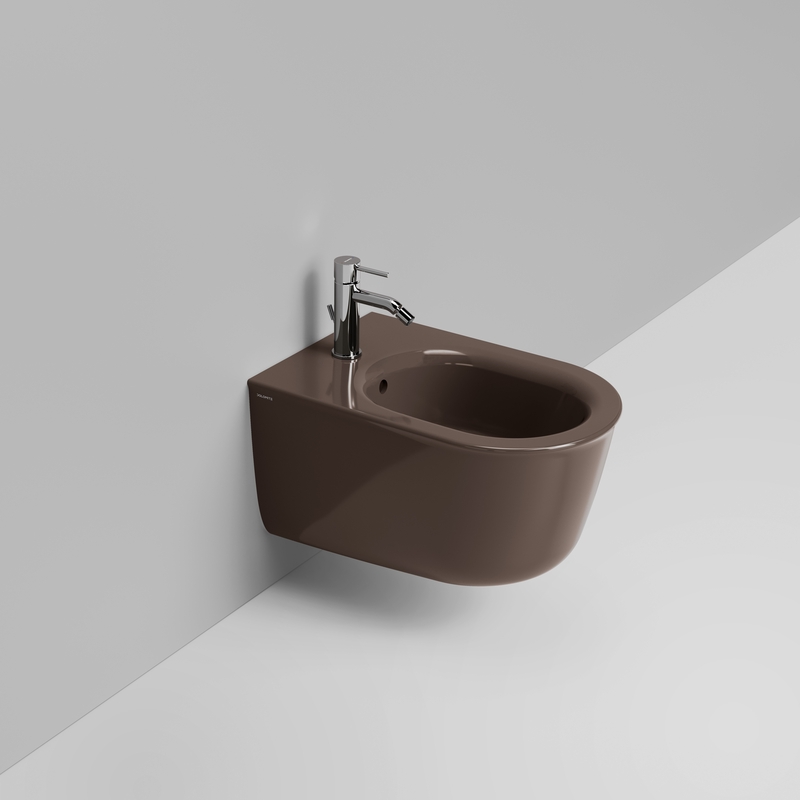Ceramica Dolomite Wall hung bidet 36×55 – Mayka - Glossy alpine brown