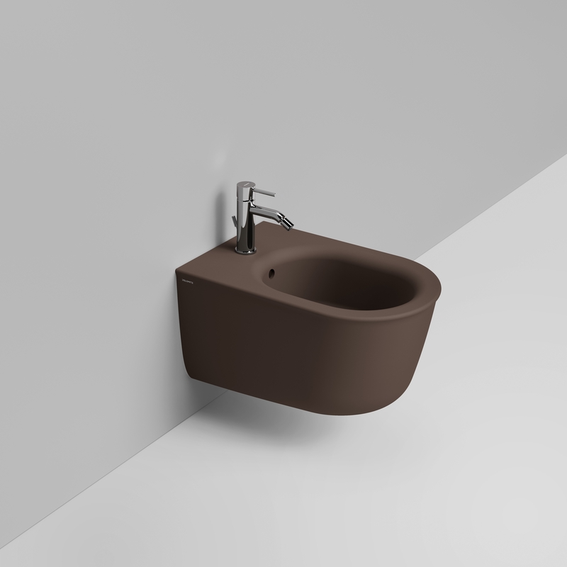 Ceramica Dolomite Wall hung bidet 36×55 – Mayka - Matt alpine brown
