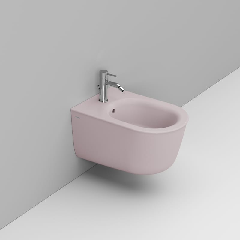Ceramica Dolomite Wall hung bidet 36×55 – Mayka - Antique Pink
