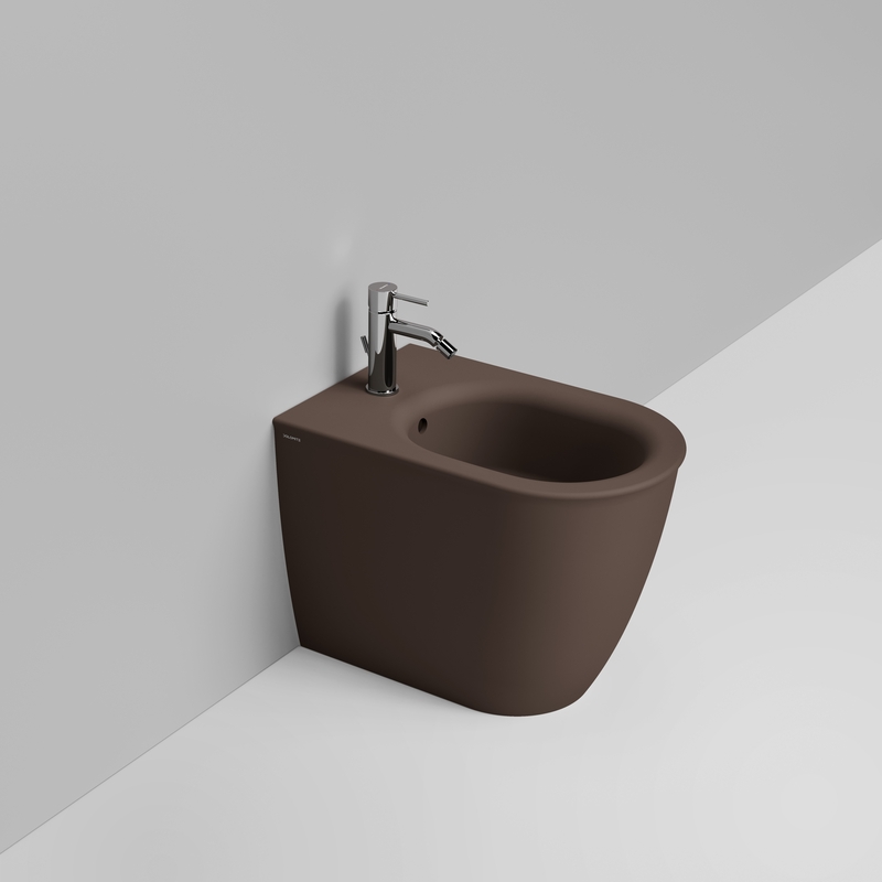 Ceramica Dolomite Back to wall bidet 36×55 – Mayka - Matt alpine brown