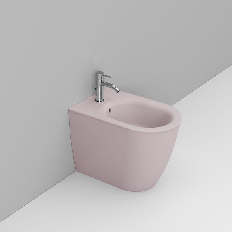 Ceramica Dolomite Back to wall bidet 36×55 – Mayka - Antique Pink