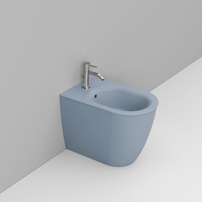 Ceramica Dolomite Back to wall bidet 36×55 – Mayka - Sky Blue