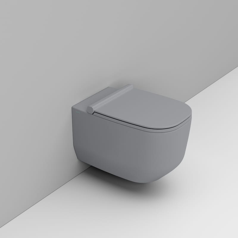 Ceramica Dolomite Wall hung bowl 36×56 – Alba - Concrete Grey
