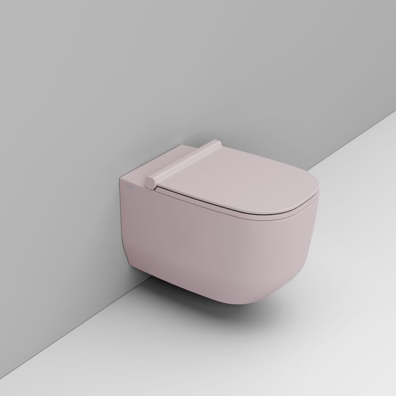 Ceramica Dolomite Wall hung bowl 36×56 – Alba - Antique Pink