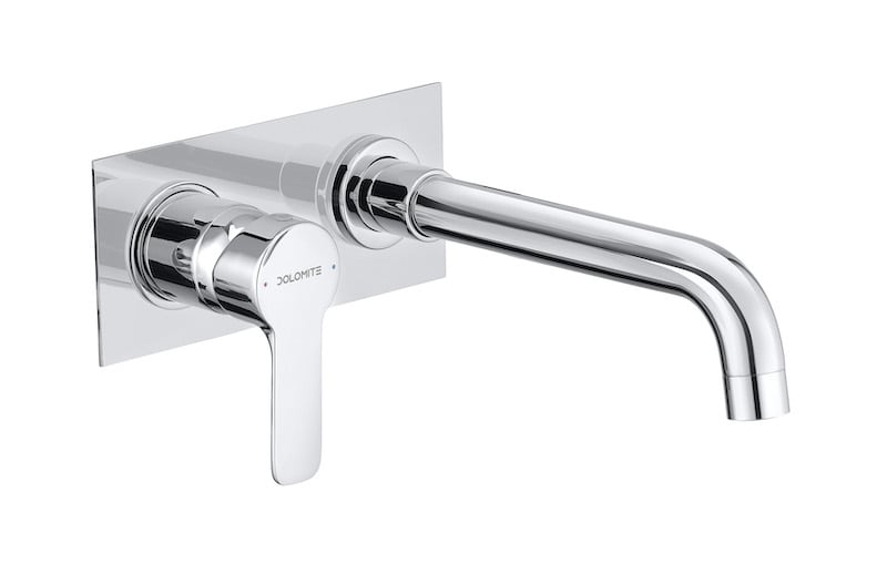 Ceramica Dolomite - R1022CR - Built-in basin mixer with plate