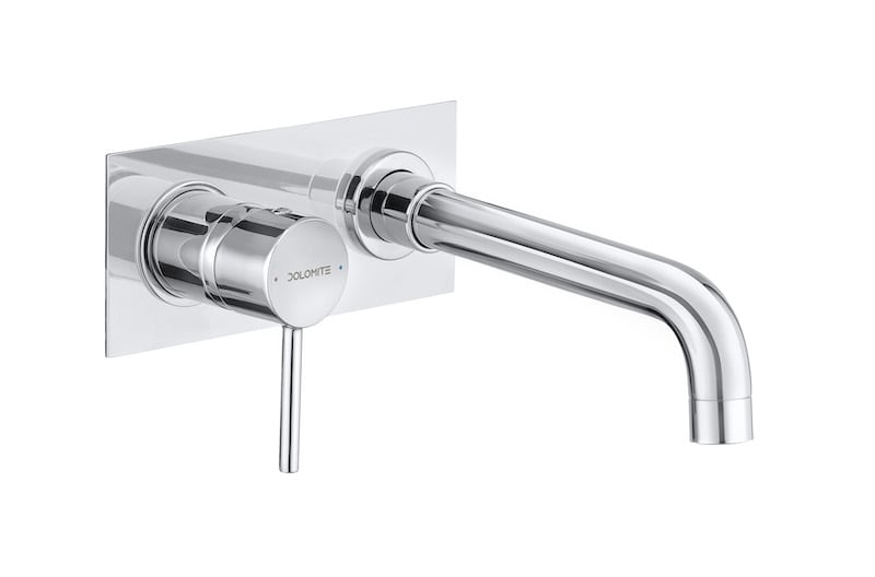 Ceramica Dolomite - R2022CR - Built-in basin mixer with plate