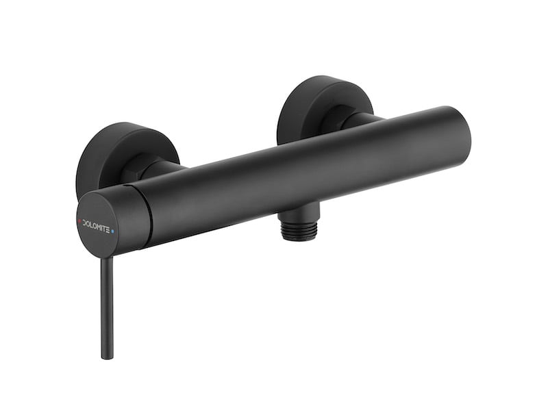 Ceramica Dolomite Exposed shower mixer - Matt Black