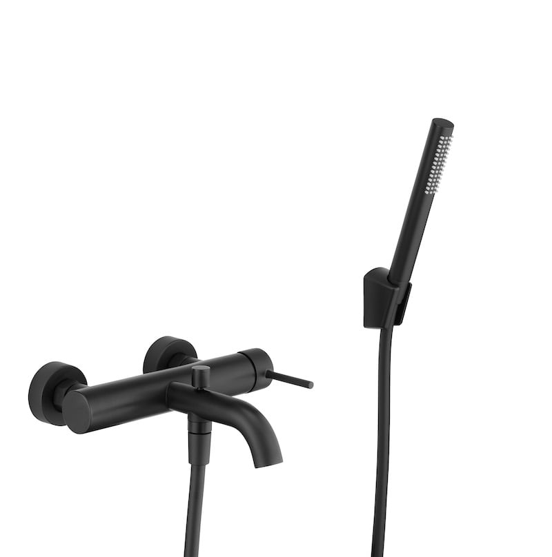 Ceramica Dolomite Exposed bath/shower mixer - Matt Black