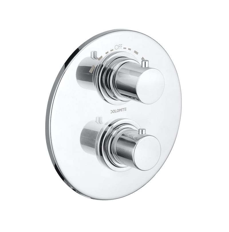 Ceramica Dolomite - R2072CR - External plate for bath/shower thermostatic fitting