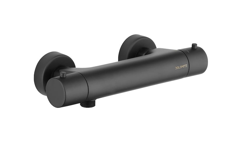 Ceramica Dolomite Mitigeur thermostatique douche - Noir mat