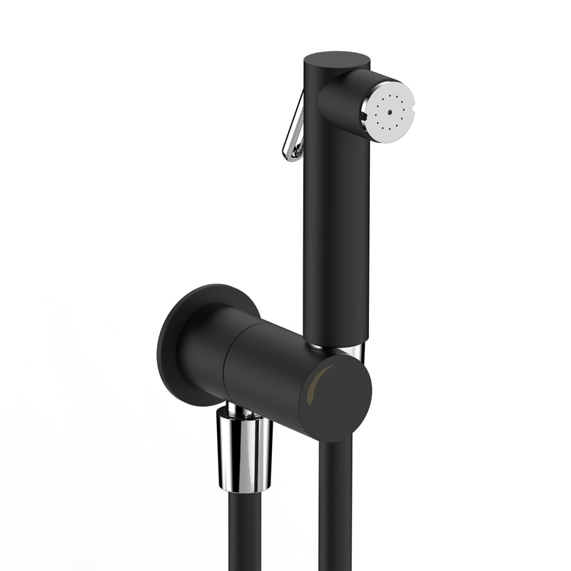 Ceramica Dolomite Kit hydropulseur progressif - Noir mat